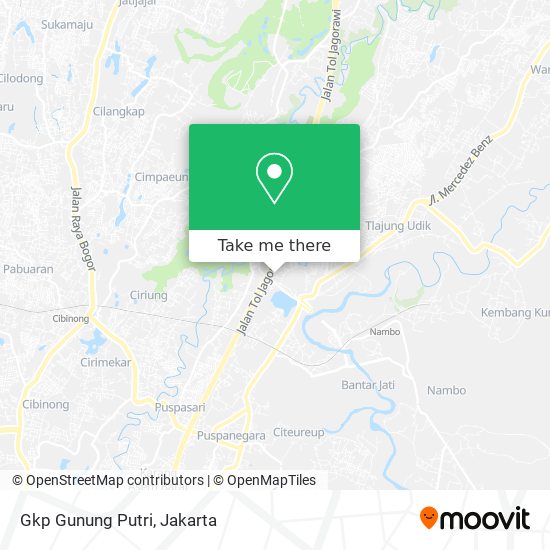 Gkp Gunung Putri map