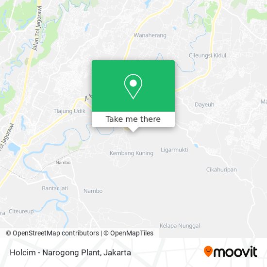 Holcim - Narogong Plant map