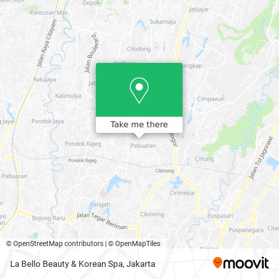 La Bello Beauty & Korean Spa map