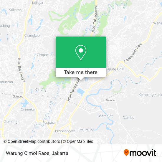 Warung Cimol Raos map