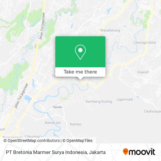 PT Bretonia Marmer Surya Indonesia map