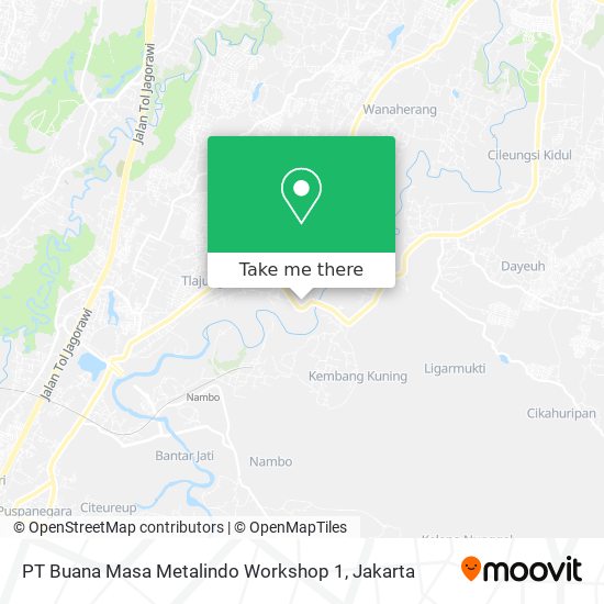 PT Buana Masa Metalindo Workshop 1 map