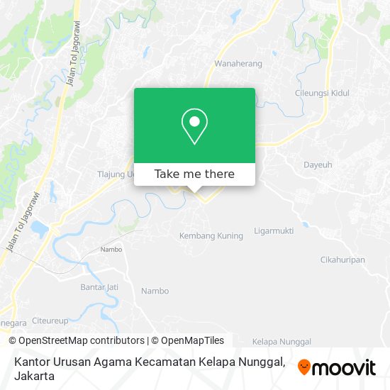 Kantor Urusan Agama Kecamatan Kelapa Nunggal map