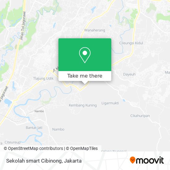 Sekolah smart Cibinong map