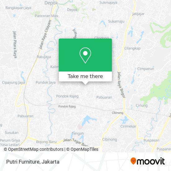 Putri Furniture map