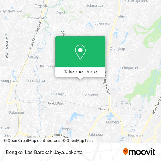 Bengkel Las Barokah Jaya map