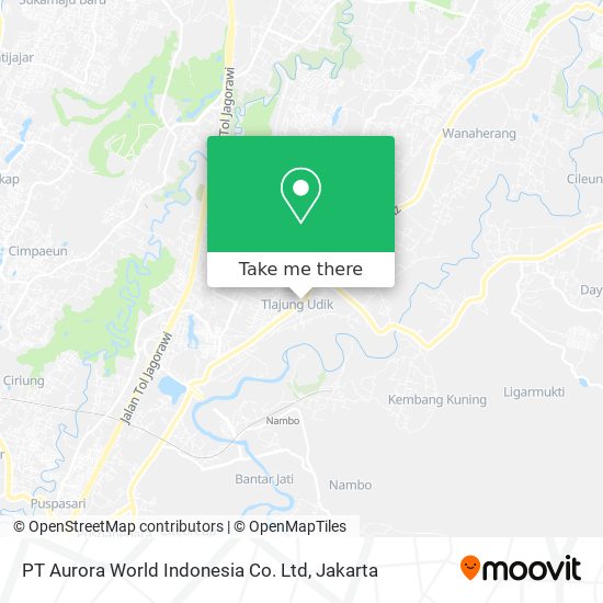 PT Aurora World Indonesia Co. Ltd map