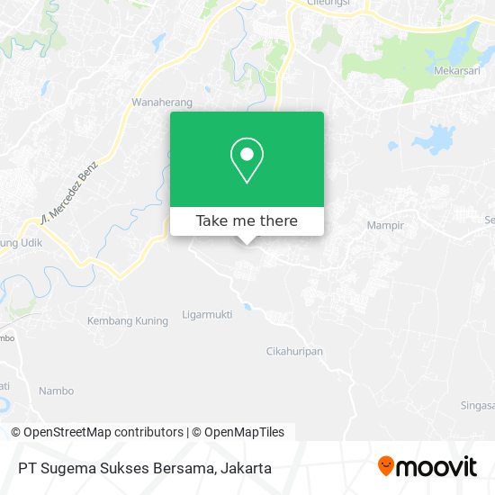 PT Sugema Sukses Bersama map