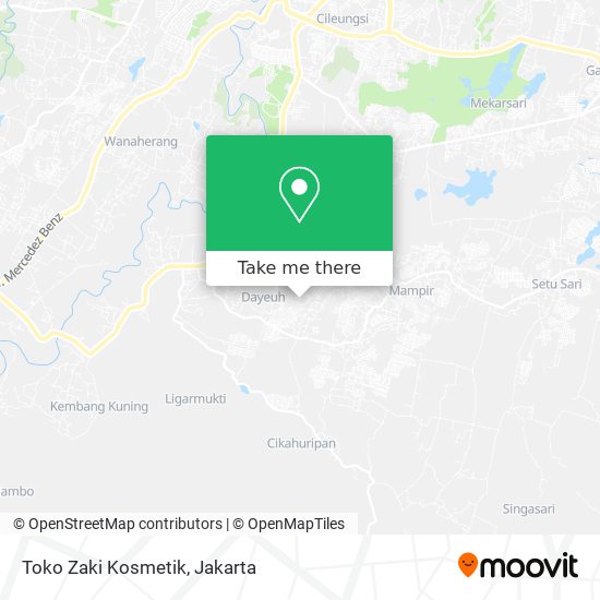 Toko Zaki Kosmetik map