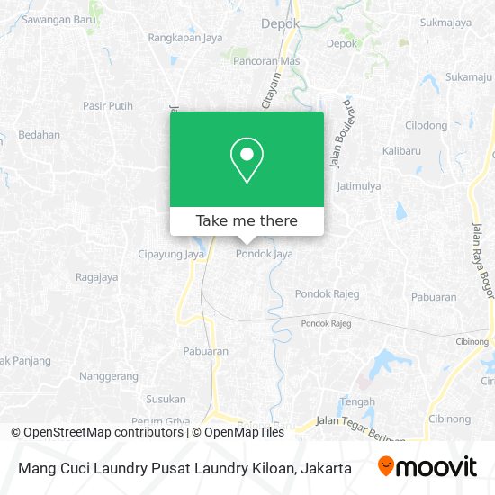 Mang Cuci Laundry Pusat Laundry Kiloan map