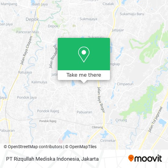 PT Rizqullah Mediska Indonesia map