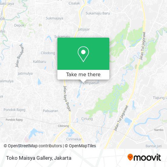 Toko Maisya Gallery map