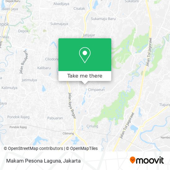 Makam Pesona Laguna map