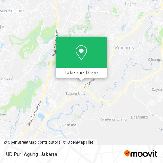 UD Puri Agung map