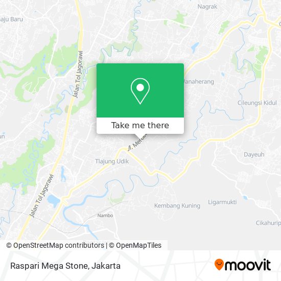 Raspari Mega Stone map