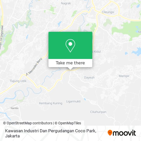 Kawasan Industri Dan Pergudangan Coco Park map