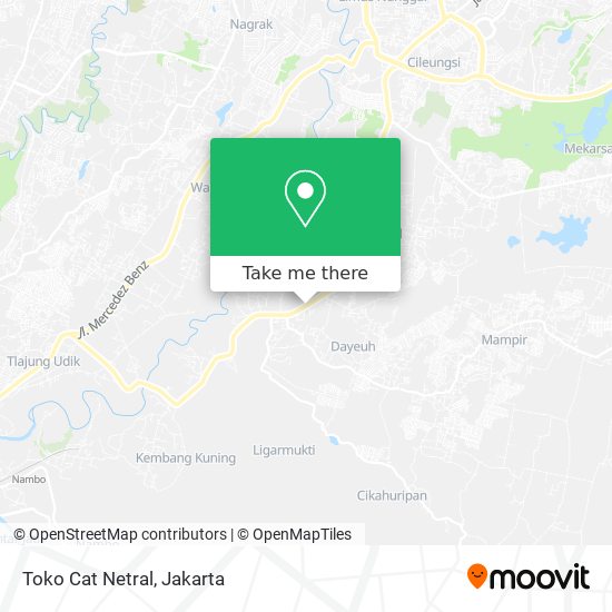 Toko Cat Netral map