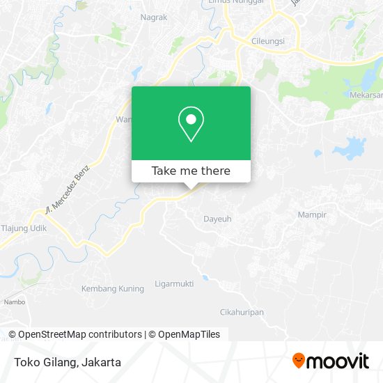 Toko Gilang map