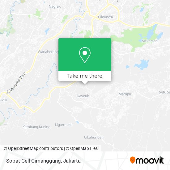 Sobat Cell Cimanggung map