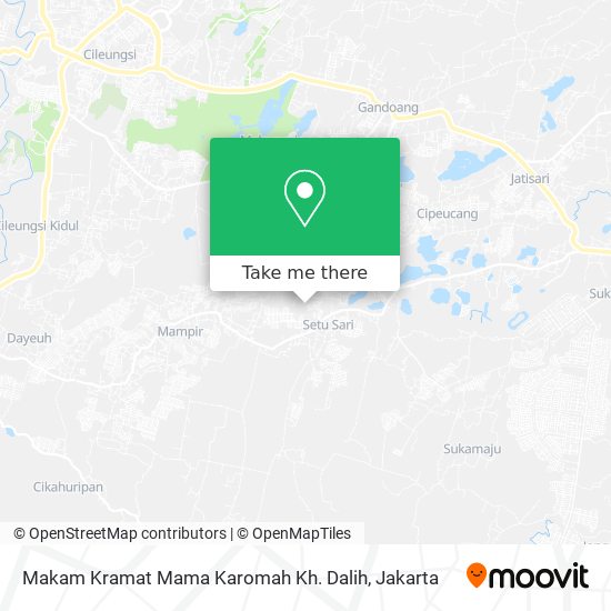 Makam Kramat Mama Karomah Kh. Dalih map