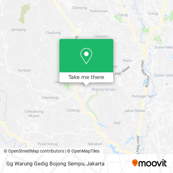 Gg Warung Gedig Bojong Sempu map