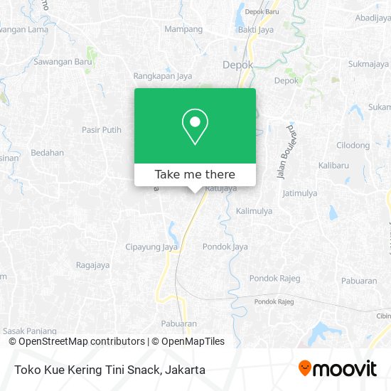 Toko Kue Kering Tini Snack map