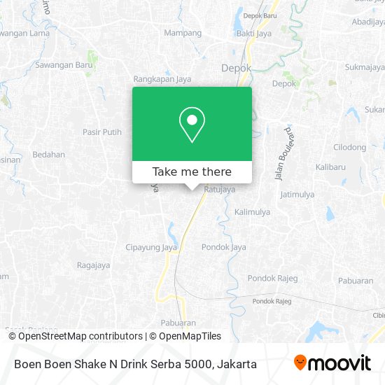 Boen Boen Shake N Drink Serba 5000 map