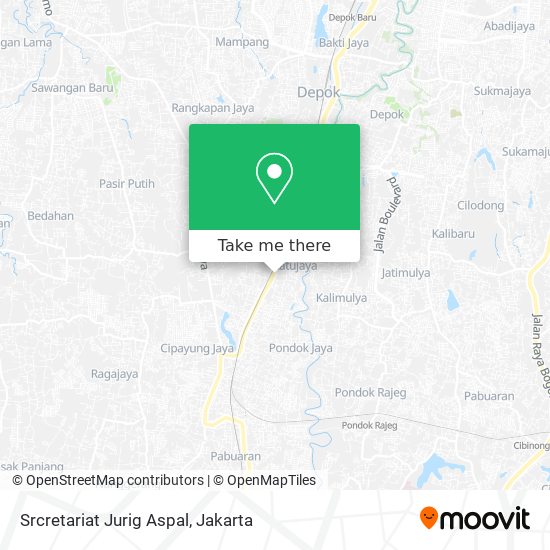 Srcretariat Jurig Aspal map