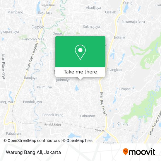 Warung Bang Ali map