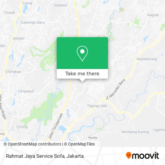 Rahmat Jaya Service Sofa map