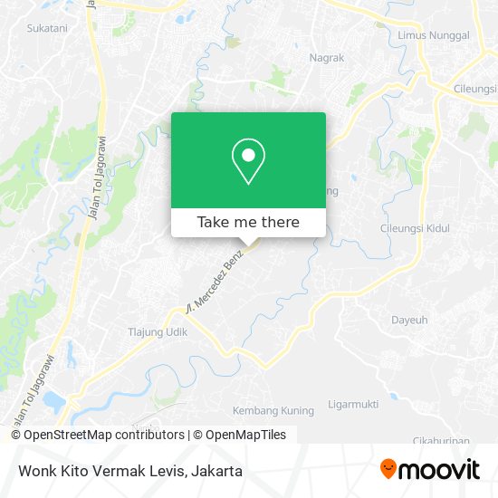 Wonk Kito Vermak Levis map