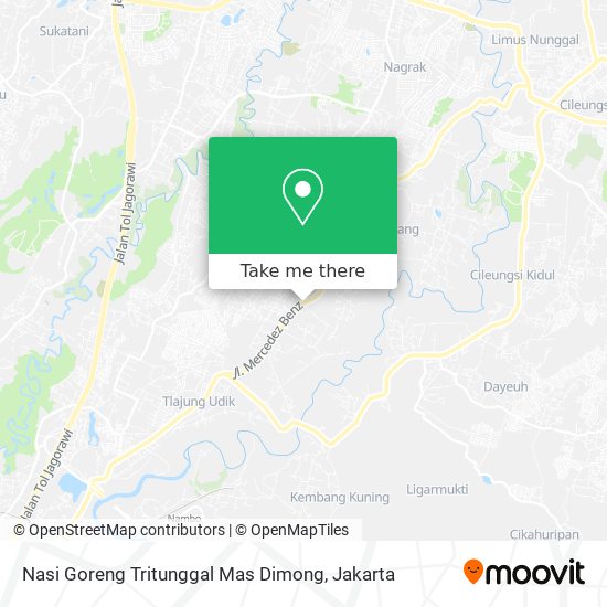 Nasi Goreng Tritunggal Mas Dimong map