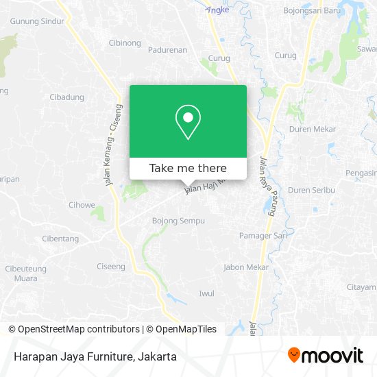 Harapan Jaya Furniture map