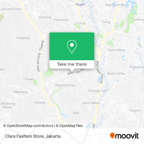 Clara Fashion Store map