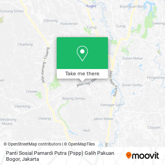 Panti Sosial Pamardi Putra (Pspp) Galih Pakuan Bogor map