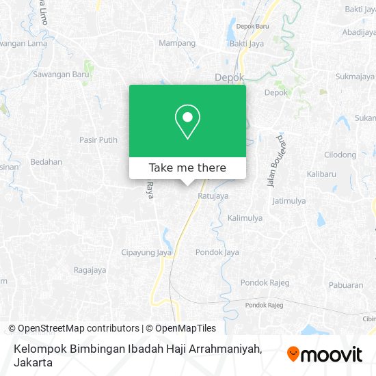 Kelompok Bimbingan Ibadah Haji Arrahmaniyah map