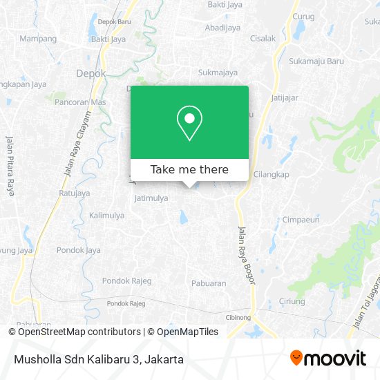 Musholla Sdn Kalibaru 3 map
