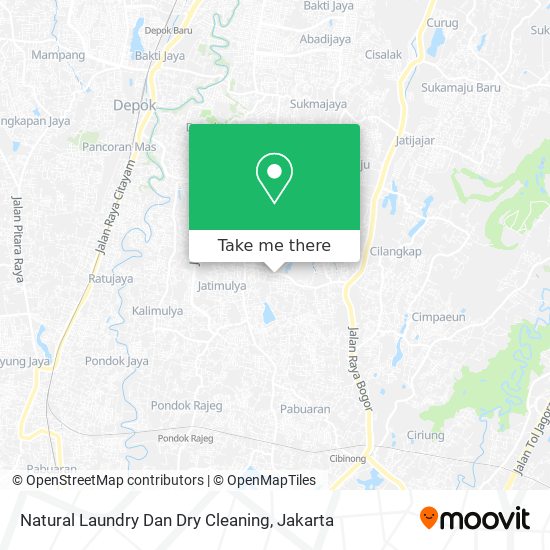 Natural Laundry Dan Dry Cleaning map