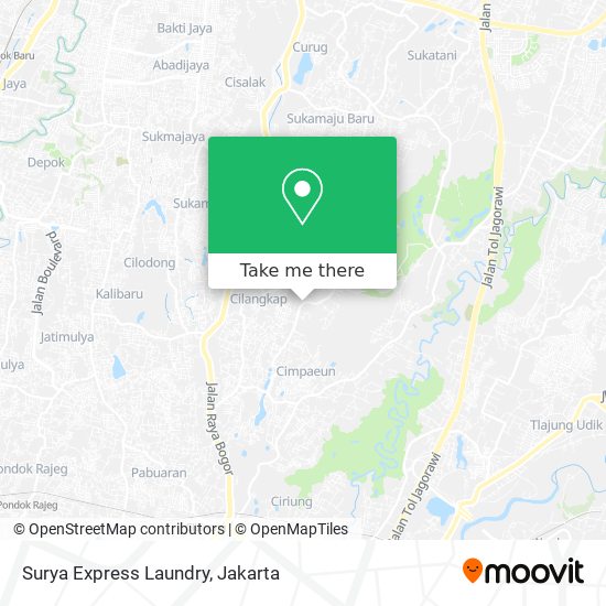 Surya Express Laundry map