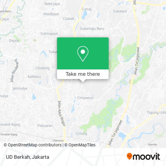 UD Berkah map