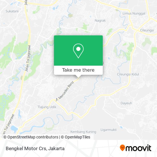 Bengkel Motor Crs map