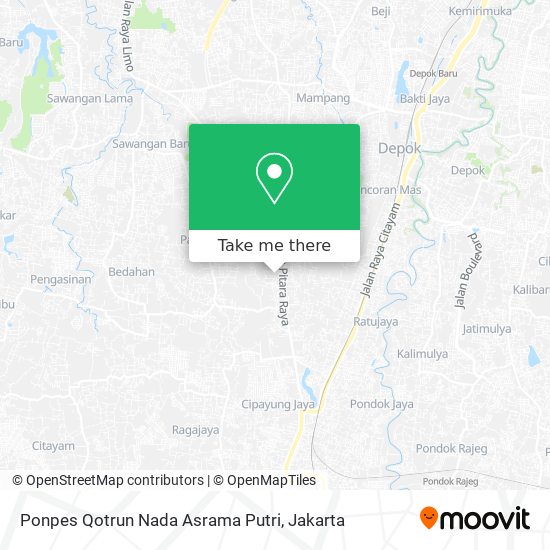 Ponpes Qotrun Nada Asrama Putri map