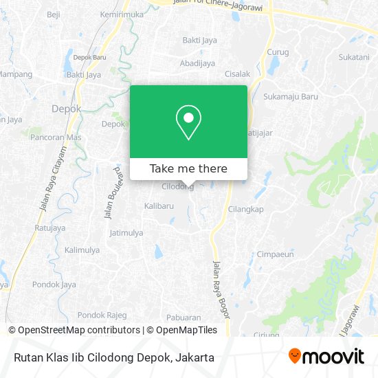 Rutan Klas Iib Cilodong Depok map