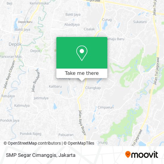 SMP Segar Cimanggis map