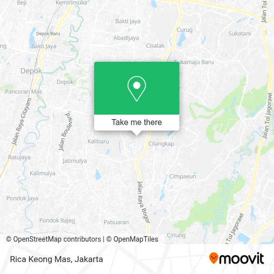 Rica Keong Mas map