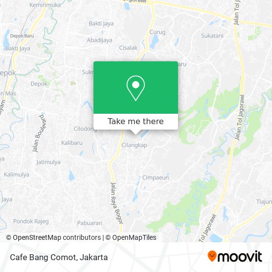 Cafe Bang Comot map