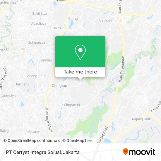 PT Certyst Integra Solusi map