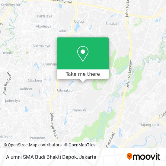 Alumni SMA Budi Bhakti Depok map