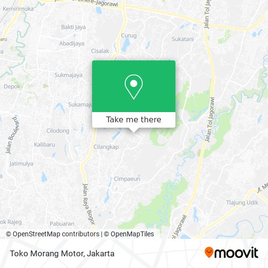 Toko Morang Motor map