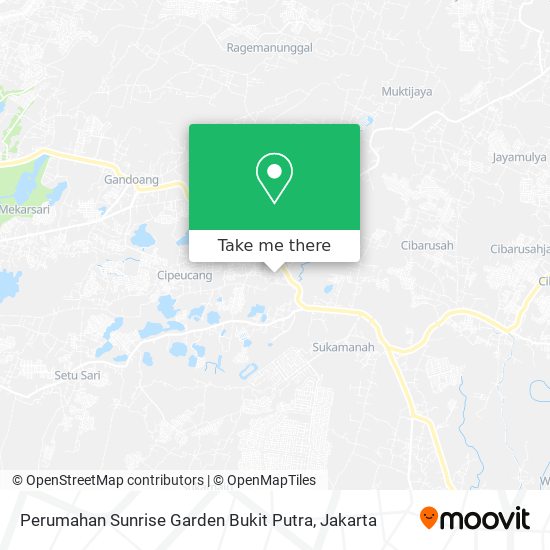 Perumahan Sunrise Garden Bukit Putra map